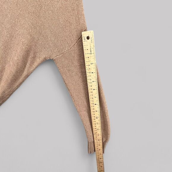 Joie Sweater Womens Size S Melantha Funnel Neck Waffle Minimalist Neutralβ Loose - Picture 6 of 11